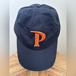 Pepperdine Waves NCAA Cap Navy Orange 'P' Logo Adjustable Strap Unisex Adult
